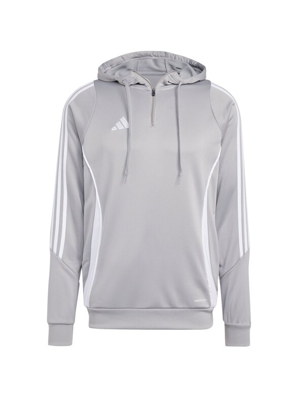 Adidas Tiro 24 Training vyriškas džemperis su gobtuvu, pilkas IR7551