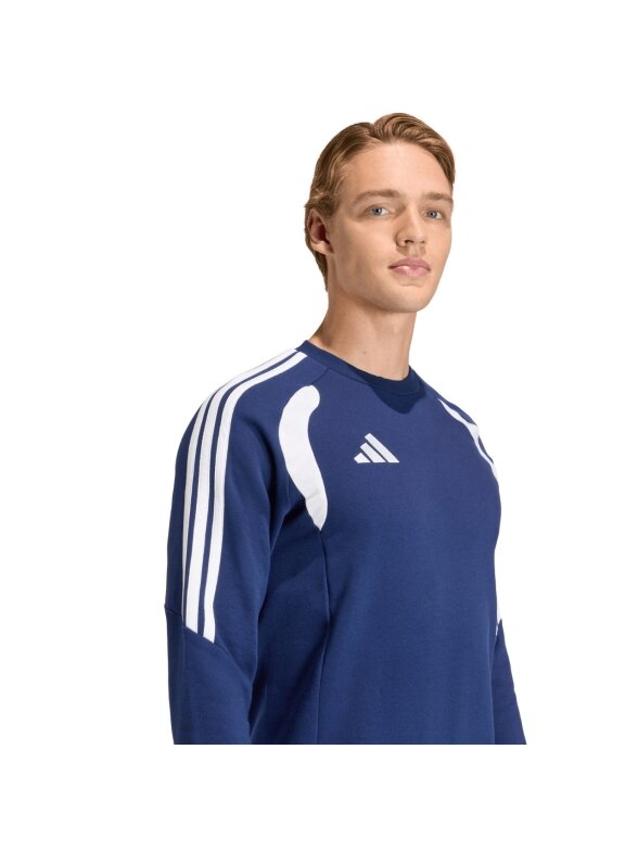 Adidas Tiro 26 League Sweat Crew vyriškas džemperis, tamsiai mėlynos ir baltos spalvos KF5816 3