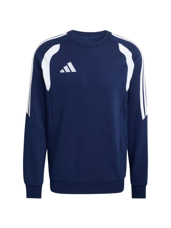 Adidas Tiro 26 League Sweat Crew vyriškas džemperis, tamsiai mėlynos ir baltos spalvos KF5816 1