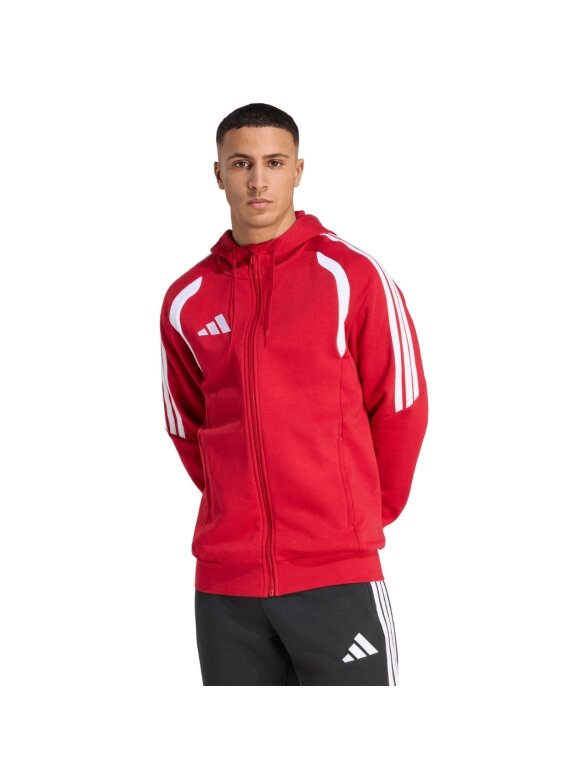 Adidas Tiro 26 League Sweat Full Zip Hoodie džemperis vyrams raudonas KF9106