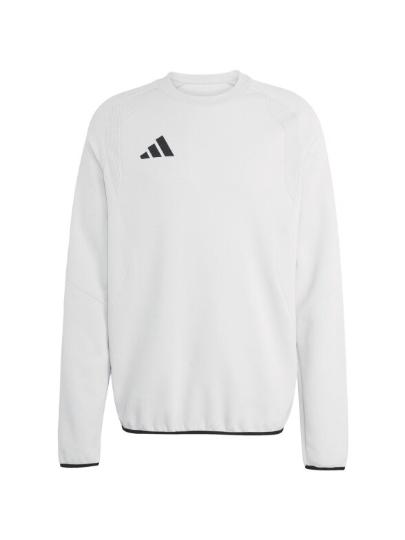 Vyriški adidas Tiro 26 Travel Crew džemperiai, šviesiai pilki KD3323 1 Vyriški adidas Tiro 26 Travel Crew džemperiai, šviesiai pilki KD3323 1