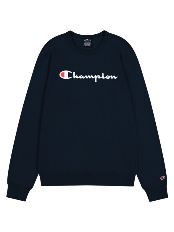 Champion Crewneck vyriškas palaidinė, tamsiai mėlynas 220254 BS501 1 Champion Crewneck vyriškas palaidinė, tamsiai mėlynas 220254 BS501 1