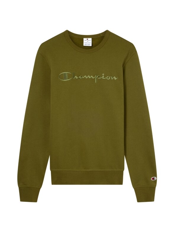 „Džemperis“ vyrų čempiono megztinis „Crewneck“ alyvuogių spalvos 220272 GS585 1 „Džemperis“ vyrų čempiono megztinis „Crewneck“ alyvuogių spalvos 220272 GS585 1