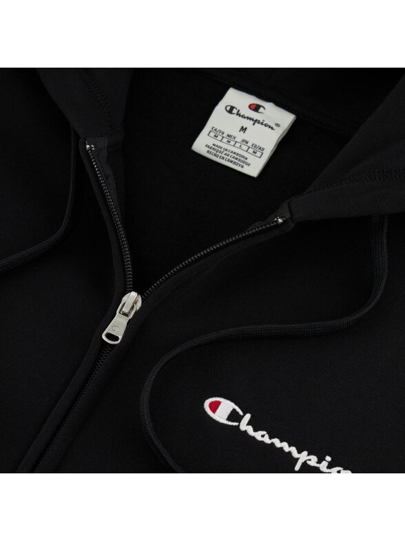 Vyriškas Džemperis Champion Hoodie su užtrauktuku juodas 220260 KK001 2