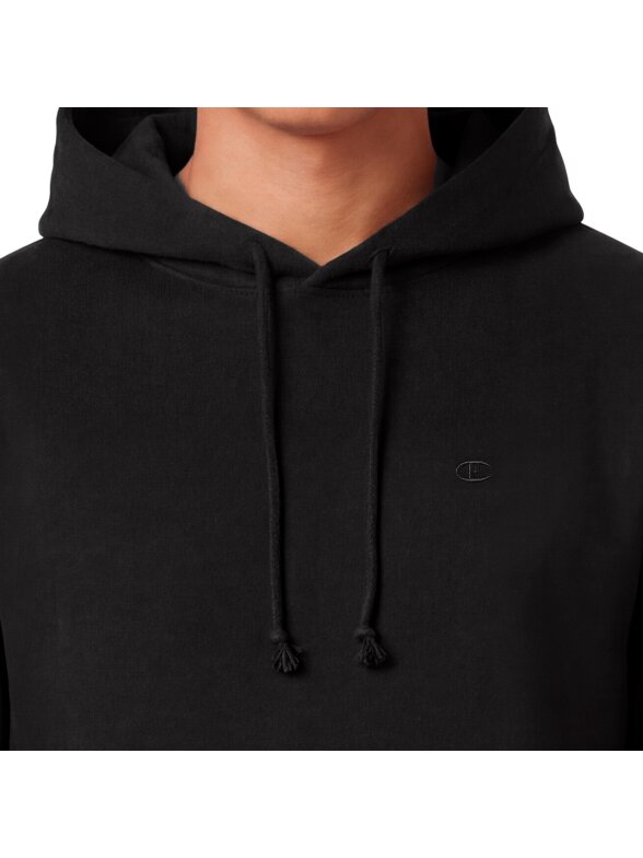 Džemperis vyriškas Champion Hoodie megztinis juodas 220783 KK001 3