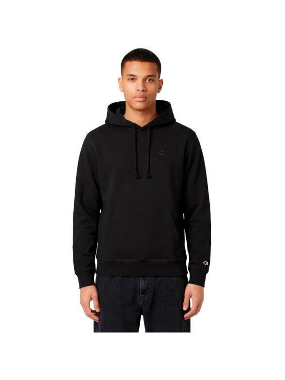 Džemperis vyriškas Champion Hoodie megztinis juodas 220783 KK001