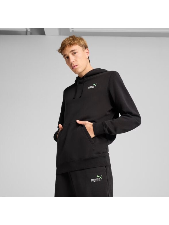 Puma vyriška džemperis Ess 2 Color Small No.1 Logo Hoodie TR juoda 684719 51 Puma vyriška džemperis Ess 2 Color Small No.1 Logo Hoodie TR juoda 684719 51