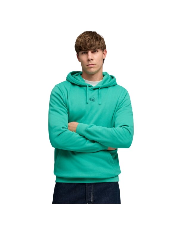 Puma ESS No.1 Logo Centered Hoodie džemperis vyrams, žalias 692914 40 Puma ESS No.1 Logo Centered Hoodie džemperis vyrams, žalias 692914 40