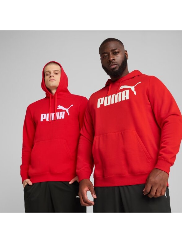 Puma ESS No.1 Logo Hoodie FL vyrams raudona 682570 11 2