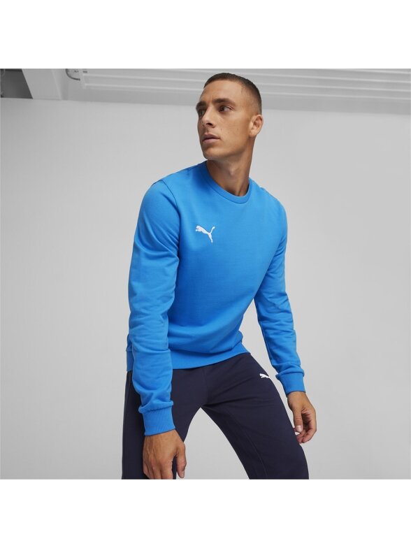 Puma Team Goal Casuals Crew Neck Sweat vyriškas džemperis mėlynas 658592 02 Puma Team Goal Casuals Crew Neck Sweat vyriškas džemperis mėlynas 658592 02