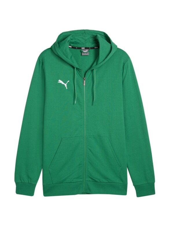 Puma Team Goal Casuals vyriškas džemperis su gobtuvu žalias 658595 05