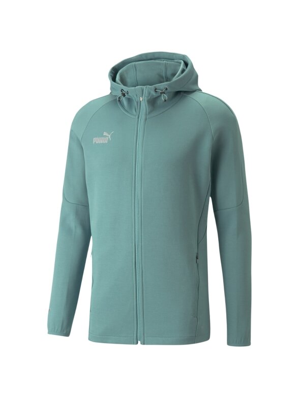 Puma teamFINAL Casuals Hooded Jkt vyriškas džemperis žalias 657383 34 Puma teamFINAL Casuals Hooded Jkt vyriškas džemperis žalias 657383 34