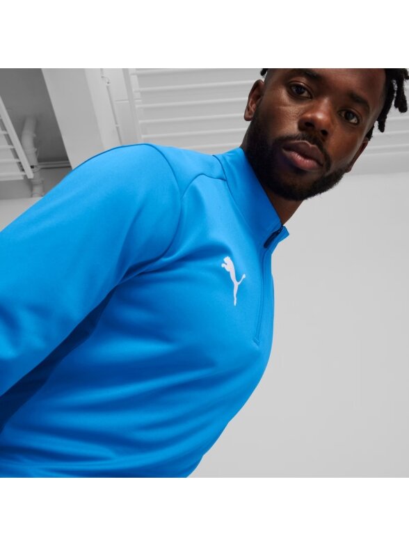 Puma TeamGoal Training 1/4 Zip Top moterims mėlyna džemperis 658629 02 3