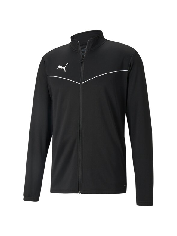 Puma teamRISE Training Poly Jacket vyriški džemperiai juodi 657392 03 Puma teamRISE Training Poly Jacket vyriški džemperiai juodi 657392 03