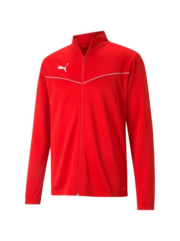 Puma teamRISE Training Poly Jacket vyriškas džemperis raudonas 657392 01