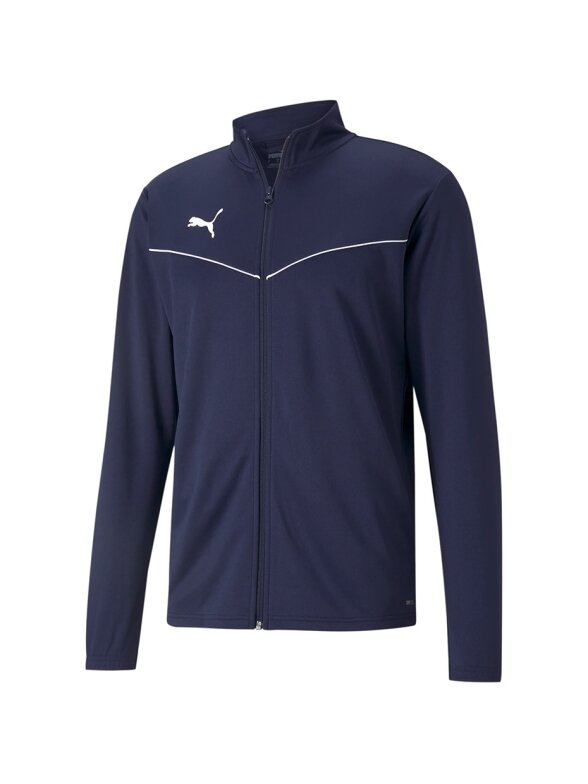 Puma teamRISE Training Poly Jacket vyriškas džemperis, tamsiai mėlynas 657392 06 Puma teamRISE Training Poly Jacket vyriškas džemperis, tamsiai mėlynas 657392 06