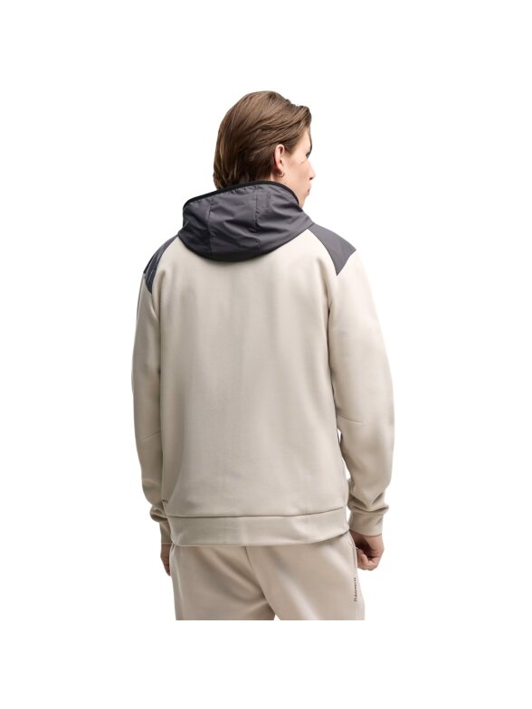Puma vyriškas džemperis su užtrauktuku Tech Material Mix Full-Zip Hoodie, smėlio spalvos 694490 82 3 Puma vyriškas džemperis su užtrauktuku Tech Material Mix Full-Zip Hoodie, smėlio spalvos 694490 82 3