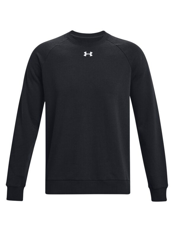 Under Armour Rival Fleece Crew vyriški palaidinės juodi 1379755 001