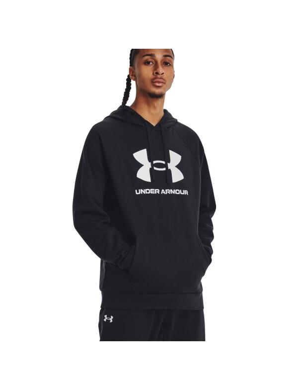 Under Armour Rival Fleece Logo HD vyrams juoda 1379758 001 Under Armour Rival Fleece Logo HD vyrams juoda 1379758 001