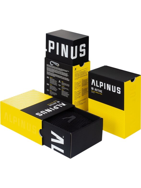 Alpinus Active Base Layer moteriškas termo džemperis, juodos ir pilkos spalvos GT43180 10