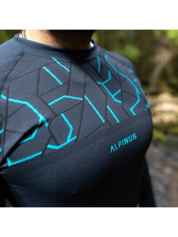 Alpinus Tactical Gausdal vyriški termo džemperiai grafito-mėlyna SI8912 - SI8916 5