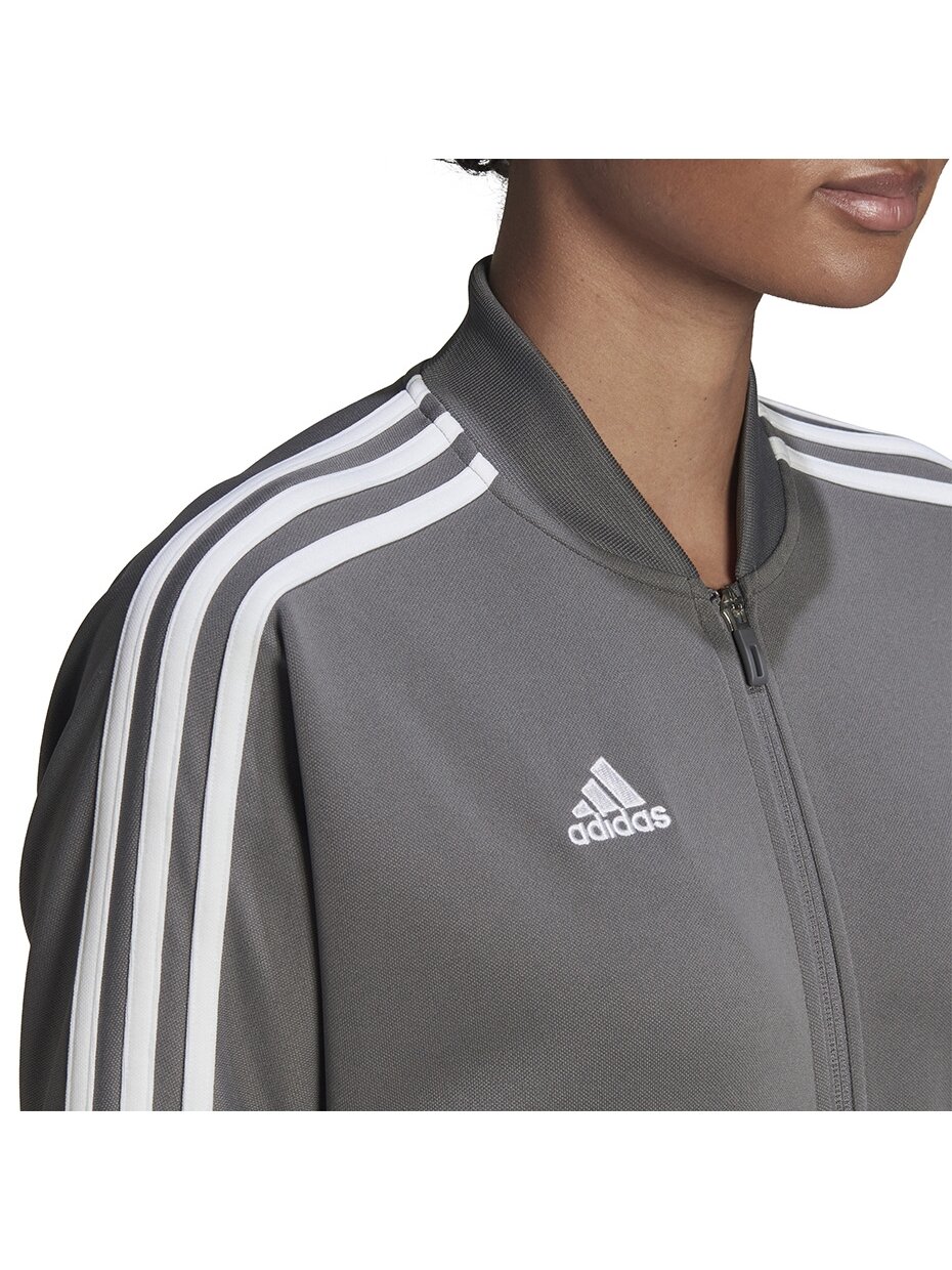 Adidas Condivo 22 Track Jacket Full Zip moteriškas džemperis pilkos ir baltos spalvos HD2280 4 Adidas Condivo 22 Track Jacket Full Zip moteriškas džemperis pilkos ir baltos spalvos HD2280 4