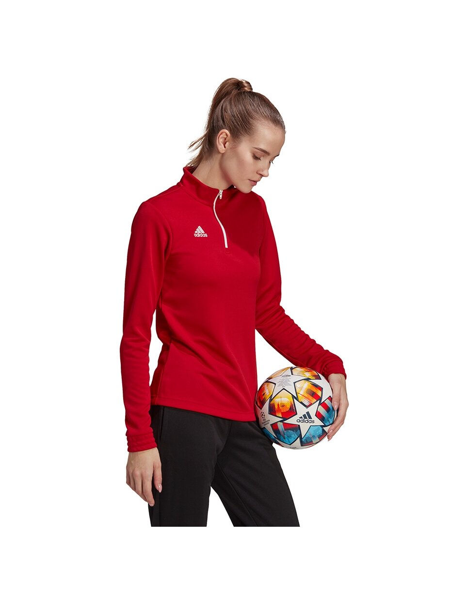 Adidas Entrada 22 Top Training moteriškas džemperis raudonas H57551 4 Adidas Entrada 22 Top Training moteriškas džemperis raudonas H57551 4