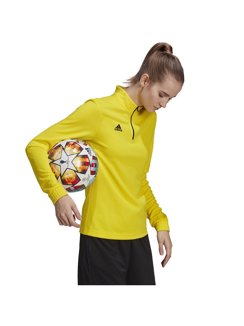 Adidas Entrada 22 Top Training moteriškas džemperis geltonas HI2130 3