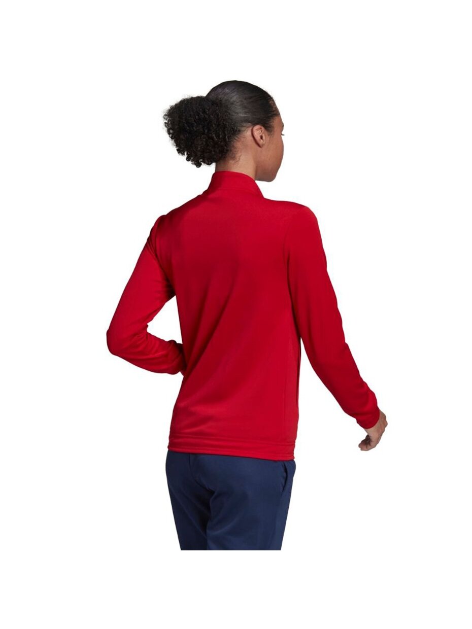 Adidas Entrada 22 Track Jacket moteriškas džemperis raudonas H57562 1 Adidas Entrada 22 Track Jacket moteriškas džemperis raudonas H57562 1