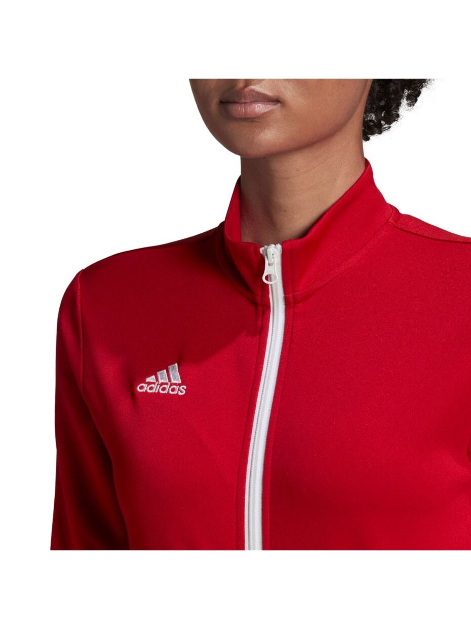 Adidas Entrada 22 Track Jacket moteriškas džemperis raudonas H57562 4