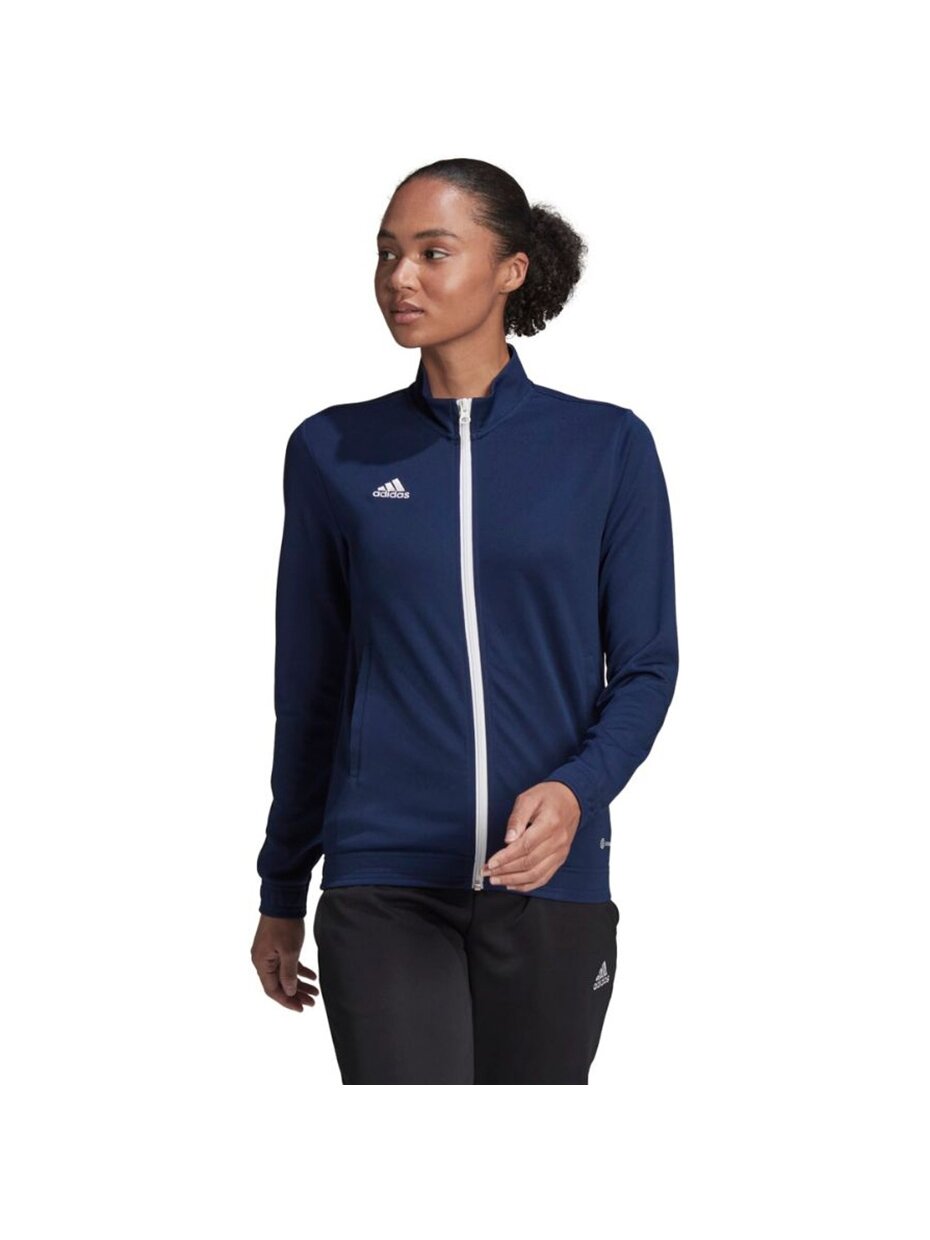 Adidas Entrada 22 Track Jacket moteriškas džemperis, tamsiai mėlynas H57528 2 Adidas Entrada 22 Track Jacket moteriškas džemperis, tamsiai mėlynas H57528 2