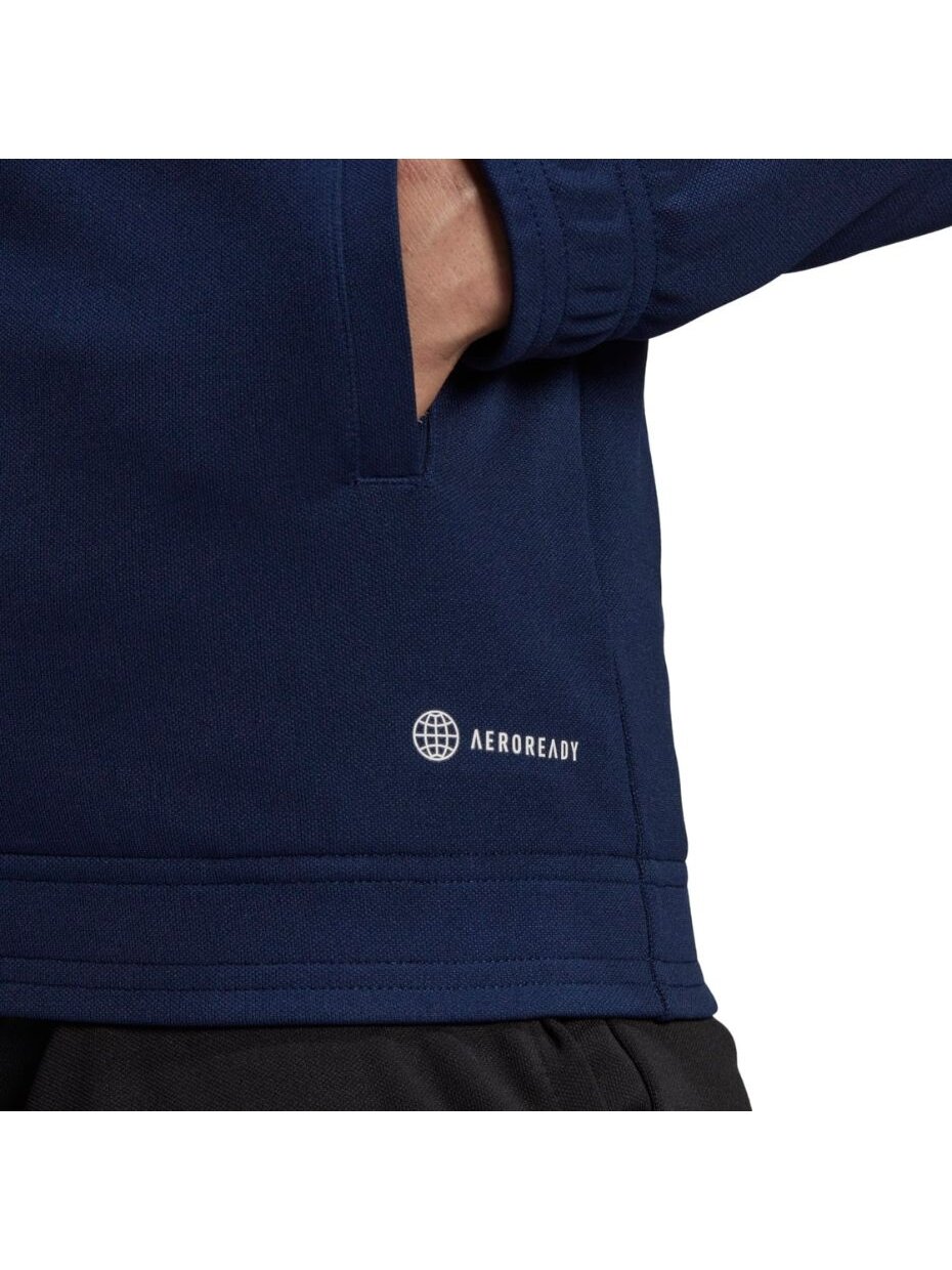 Adidas Entrada 22 Track Jacket moteriškas džemperis, tamsiai mėlynas H57528 4 Adidas Entrada 22 Track Jacket moteriškas džemperis, tamsiai mėlynas H57528 4