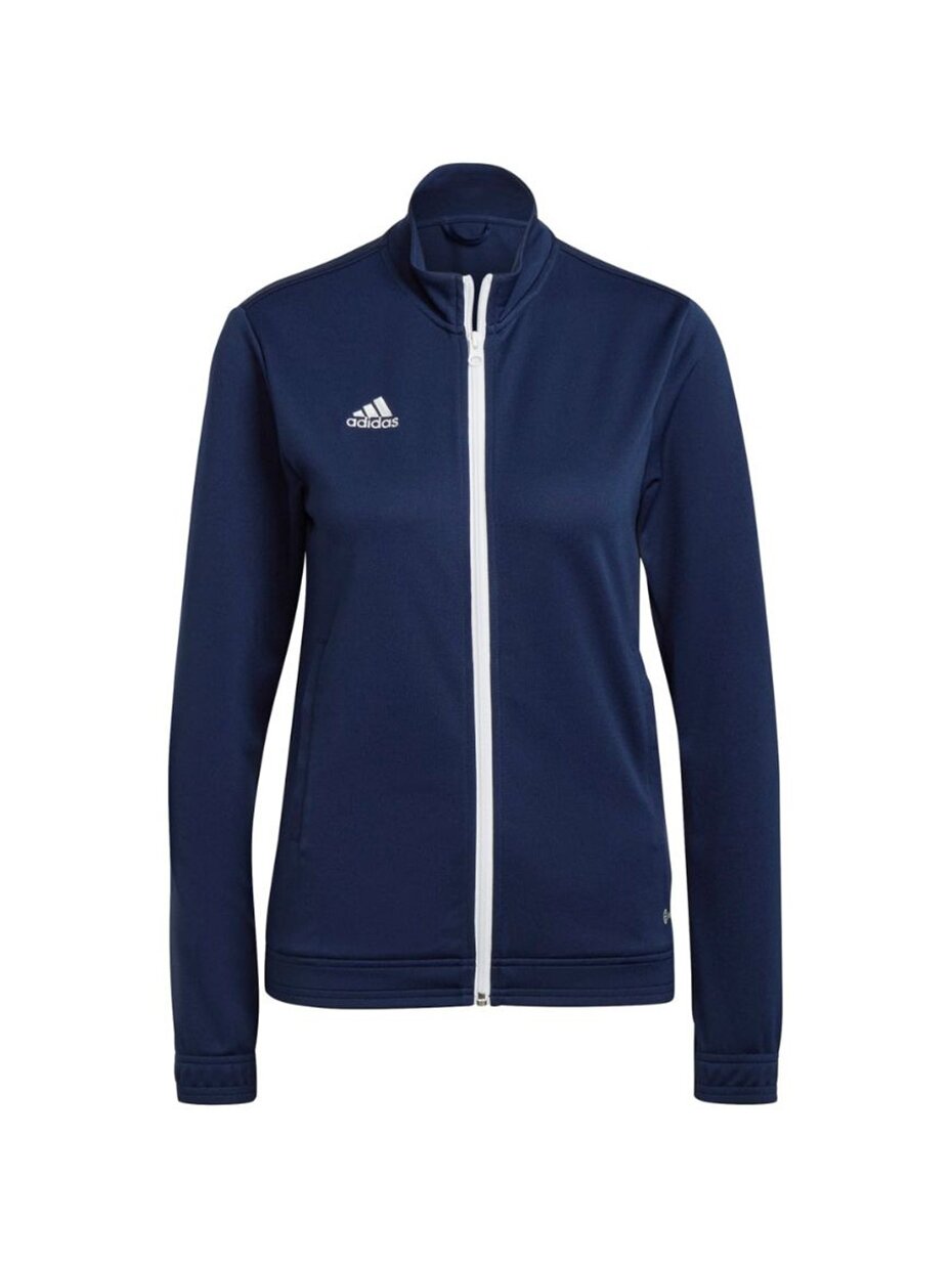 Adidas Entrada 22 Track Jacket moteriškas džemperis, tamsiai mėlynas H57528 Adidas Entrada 22 Track Jacket moteriškas džemperis, tamsiai mėlynas H57528