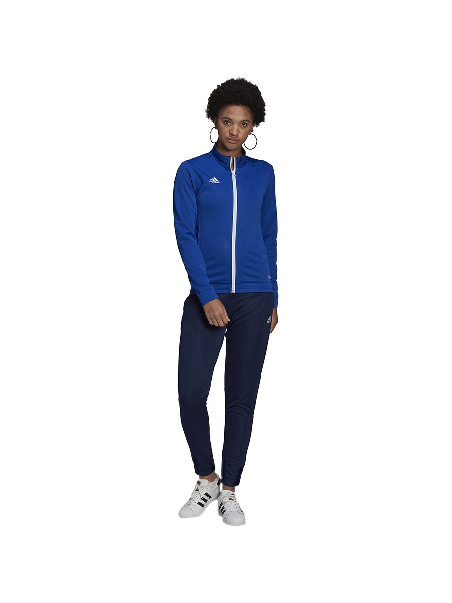 Adidas Entrada 22 Track Jacket moteriškas džemperis, mėlynas HG6293 2 Adidas Entrada 22 Track Jacket moteriškas džemperis, mėlynas HG6293 2
