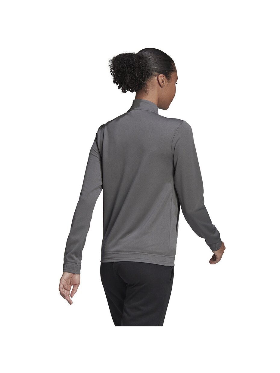 Adidas Entrada 22 Track Jacket moteriškas džemperis, pilkas H57527 4 Adidas Entrada 22 Track Jacket moteriškas džemperis, pilkas H57527 4