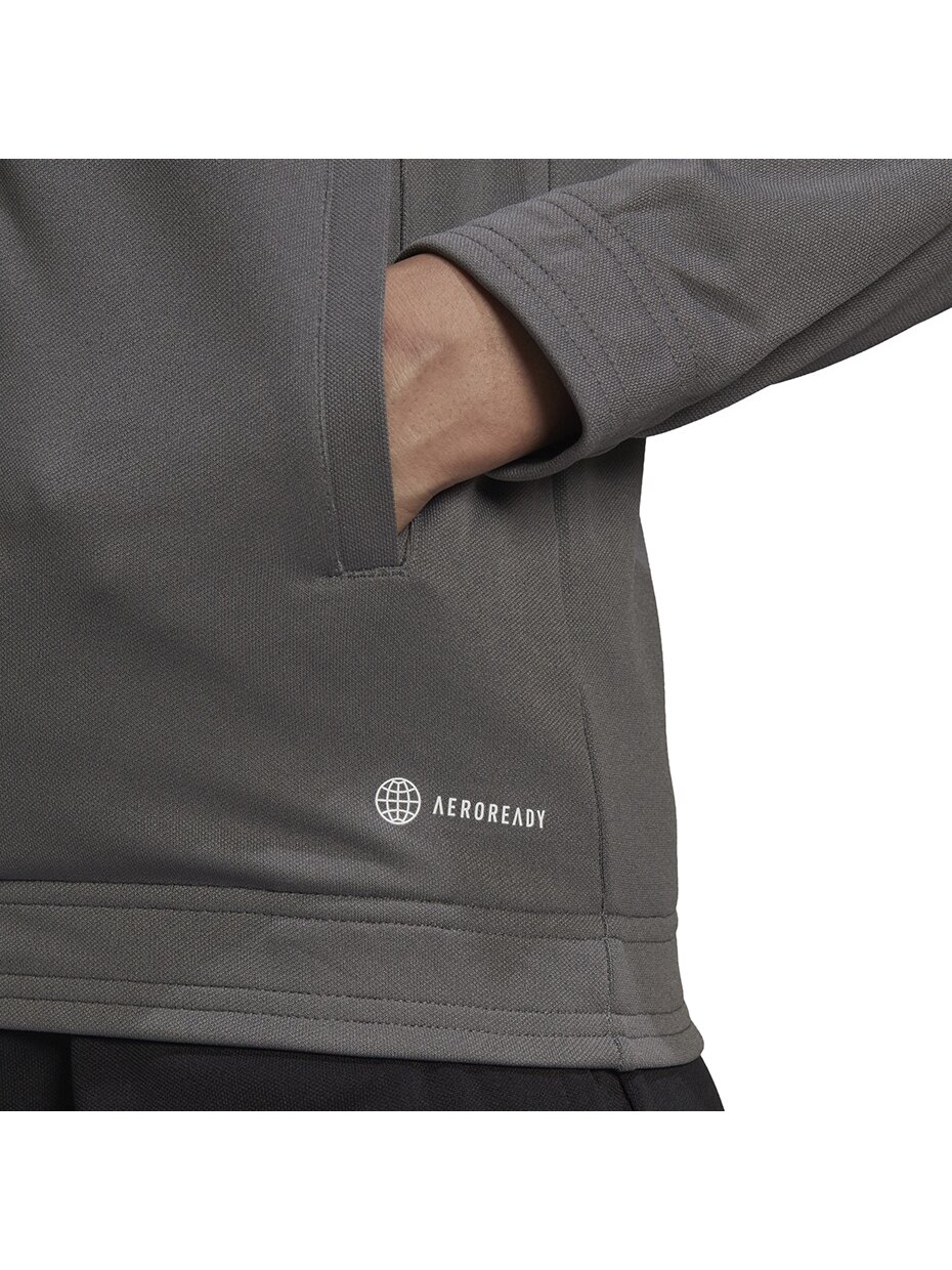 Adidas Entrada 22 Track Jacket moteriškas džemperis, pilkas H57527 5