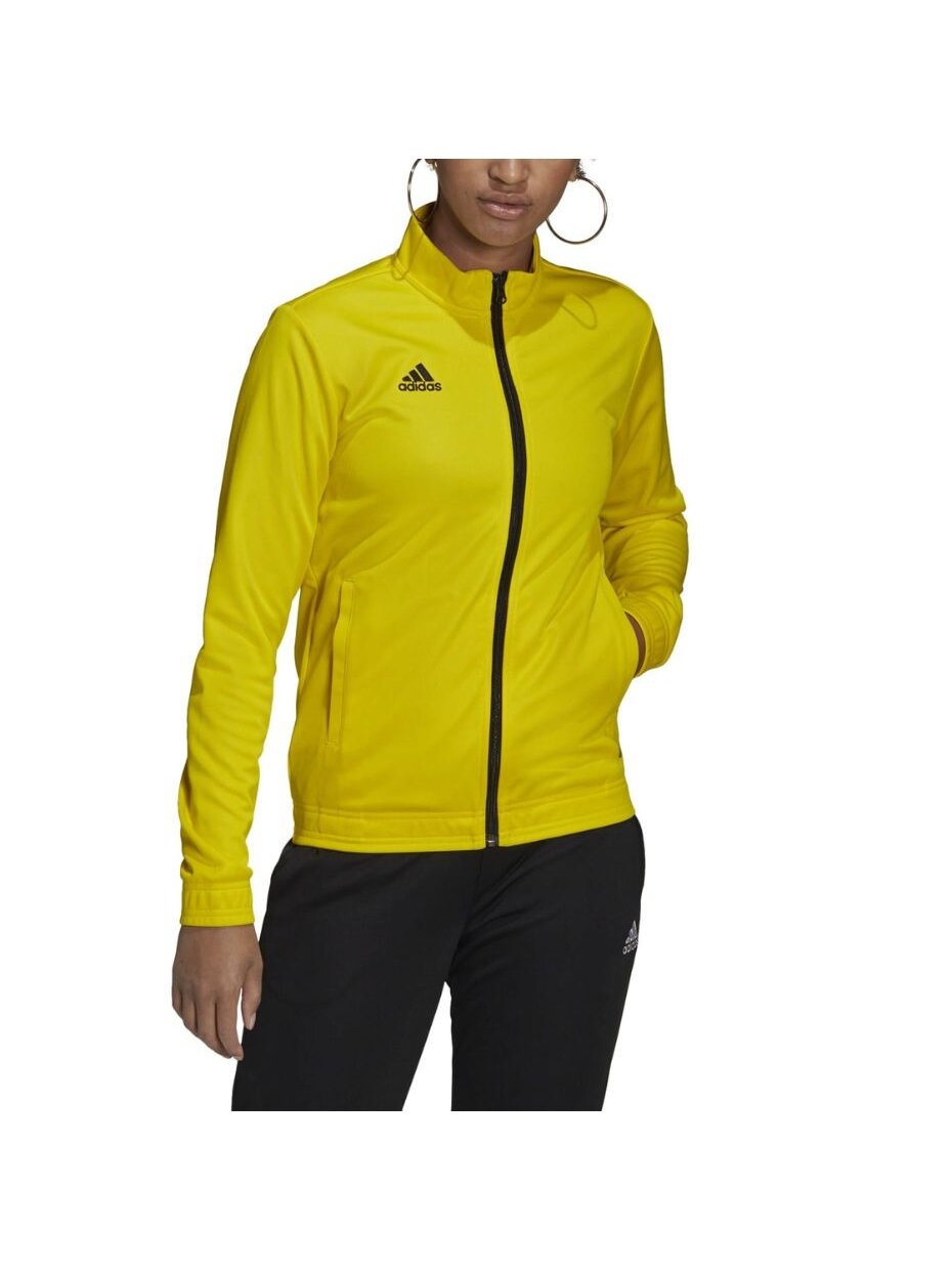 Adidas Entrada 22 Track Jacket moteriškas džemperis geltonas HI2137 2