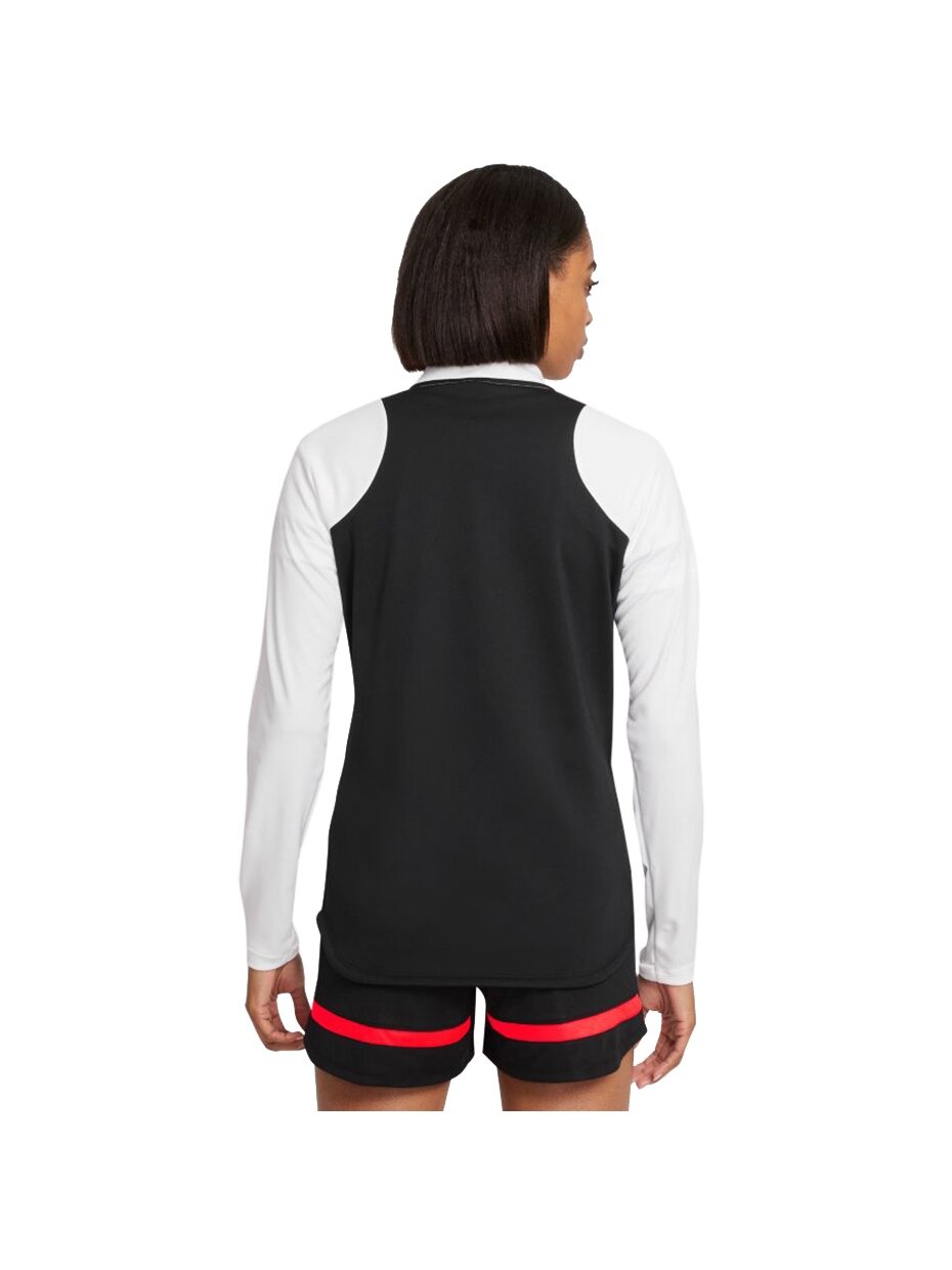 Nike NK Df Academy 21 Drill Top moteriškas džemperis baltas ir juodas CV2653 016 2 Nike NK Df Academy 21 Drill Top moteriškas džemperis baltas ir juodas CV2653 016 2