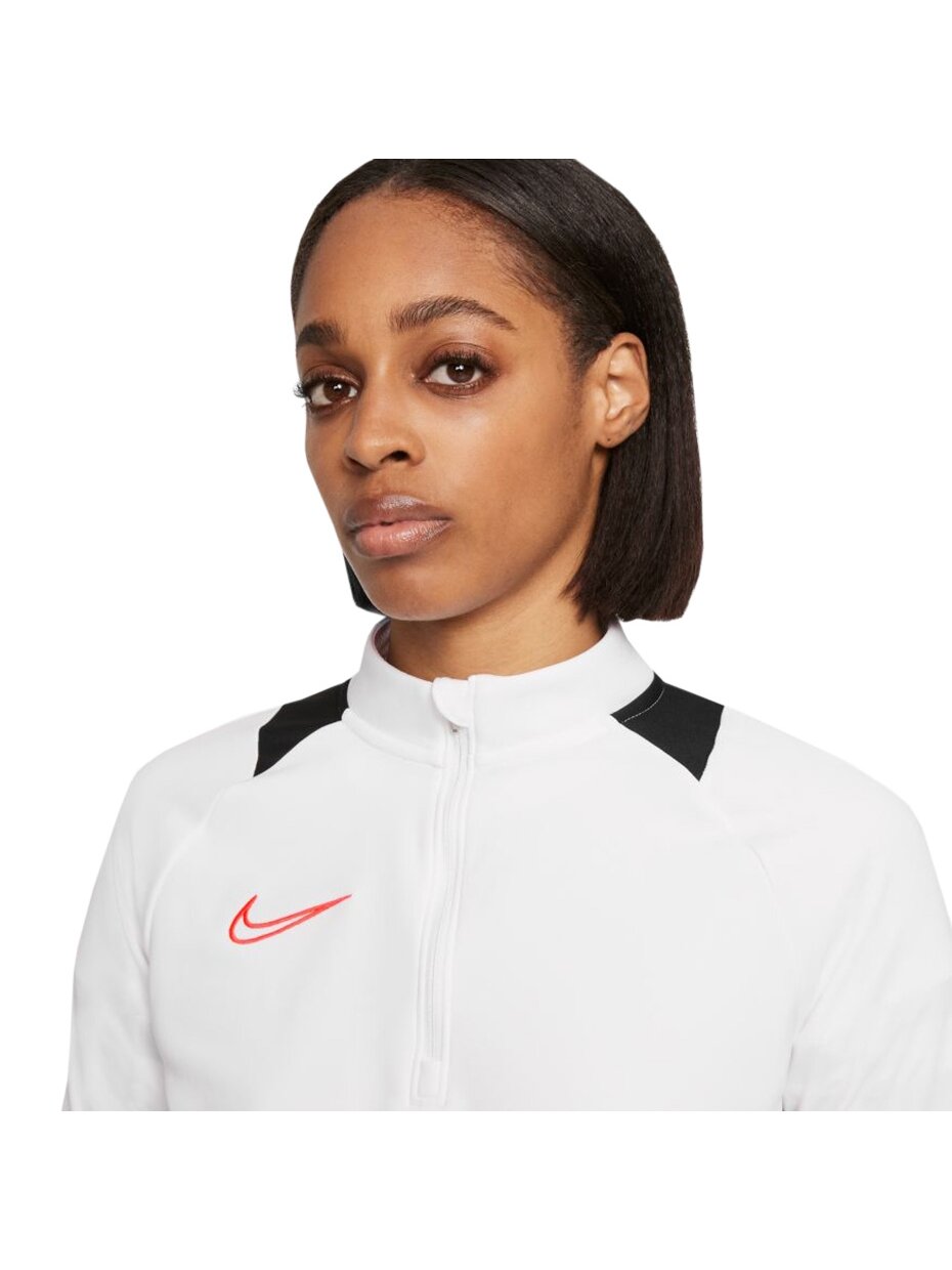 Nike NK Df Academy 21 Drill Top moteriškas džemperis baltas ir juodas CV2653 016 3 Nike NK Df Academy 21 Drill Top moteriškas džemperis baltas ir juodas CV2653 016 3