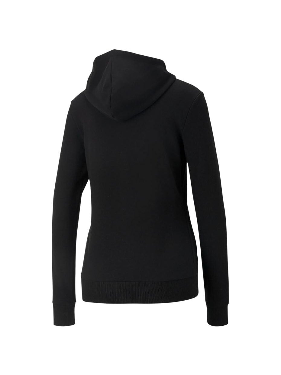 Puma ESS+ Embroidery Hoodie FL moteriškas džemperis juodas 670004 01 1