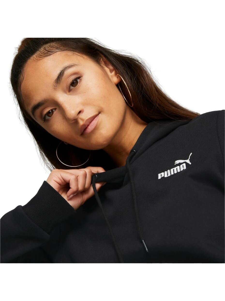 Puma ESS+ Embroidery Hoodie FL moteriškas džemperis juodas 670004 01 3 Puma ESS+ Embroidery Hoodie FL moteriškas džemperis juodas 670004 01 3