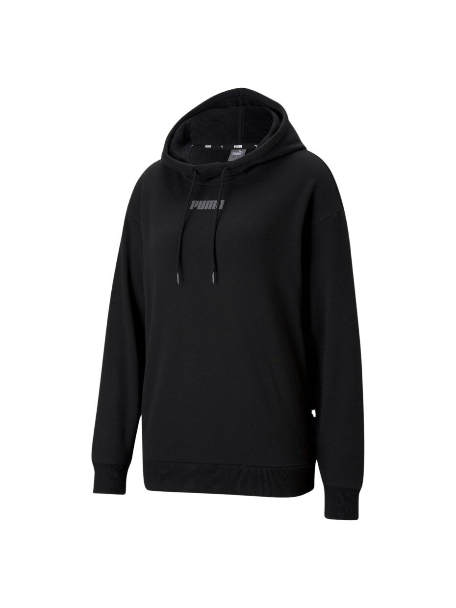 Puma Modern Basics Hoodie TR moteriškas džemperis juodas 585933 01