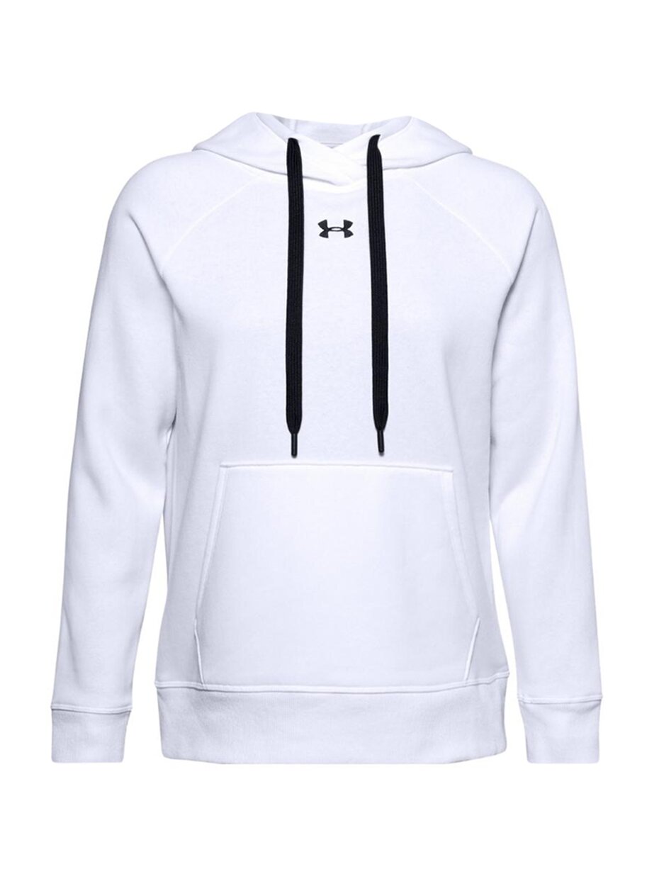 Under Armour Rival Fleece HB Hoodie moteriškas džemperis baltas 1356317 100 3 Under Armour Rival Fleece HB Hoodie moteriškas džemperis baltas 1356317 100 3