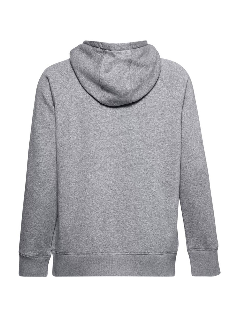 Under Armour Rival Fleece moteriškas džemperis su gobtuvu, pilkas 1356318 035 1