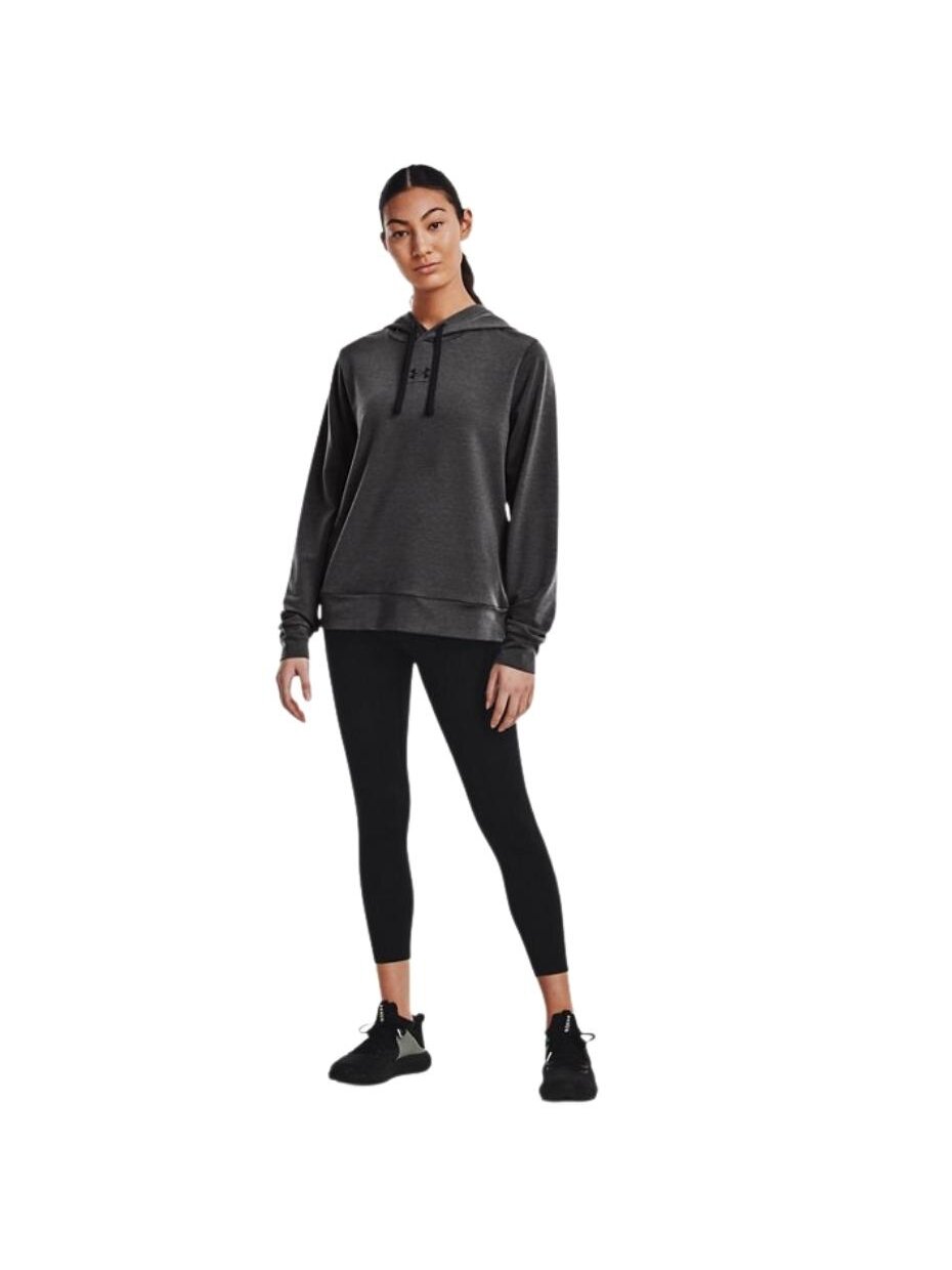 Under Armour Rival Terry Hoodie moteriškas džemperis, grafitas 1369855 010 2 Under Armour Rival Terry Hoodie moteriškas džemperis, grafitas 1369855 010 2