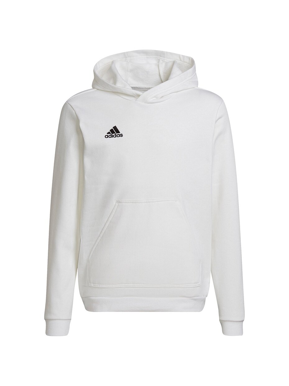 Adidas Entrada 22 Hoody vaikiškas džemperis, baltas HG6303 Adidas Entrada 22 Hoody vaikiškas džemperis, baltas HG6303