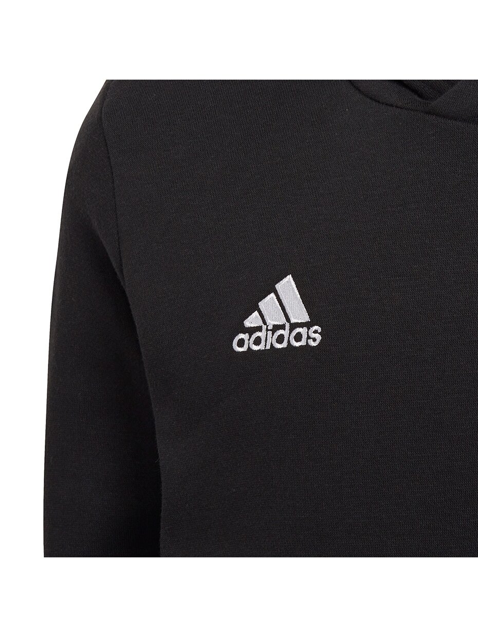 Adidas Entrada 22 Hoody vaikiški džemperiai, juodi H57516 2 Adidas Entrada 22 Hoody vaikiški džemperiai, juodi H57516 2