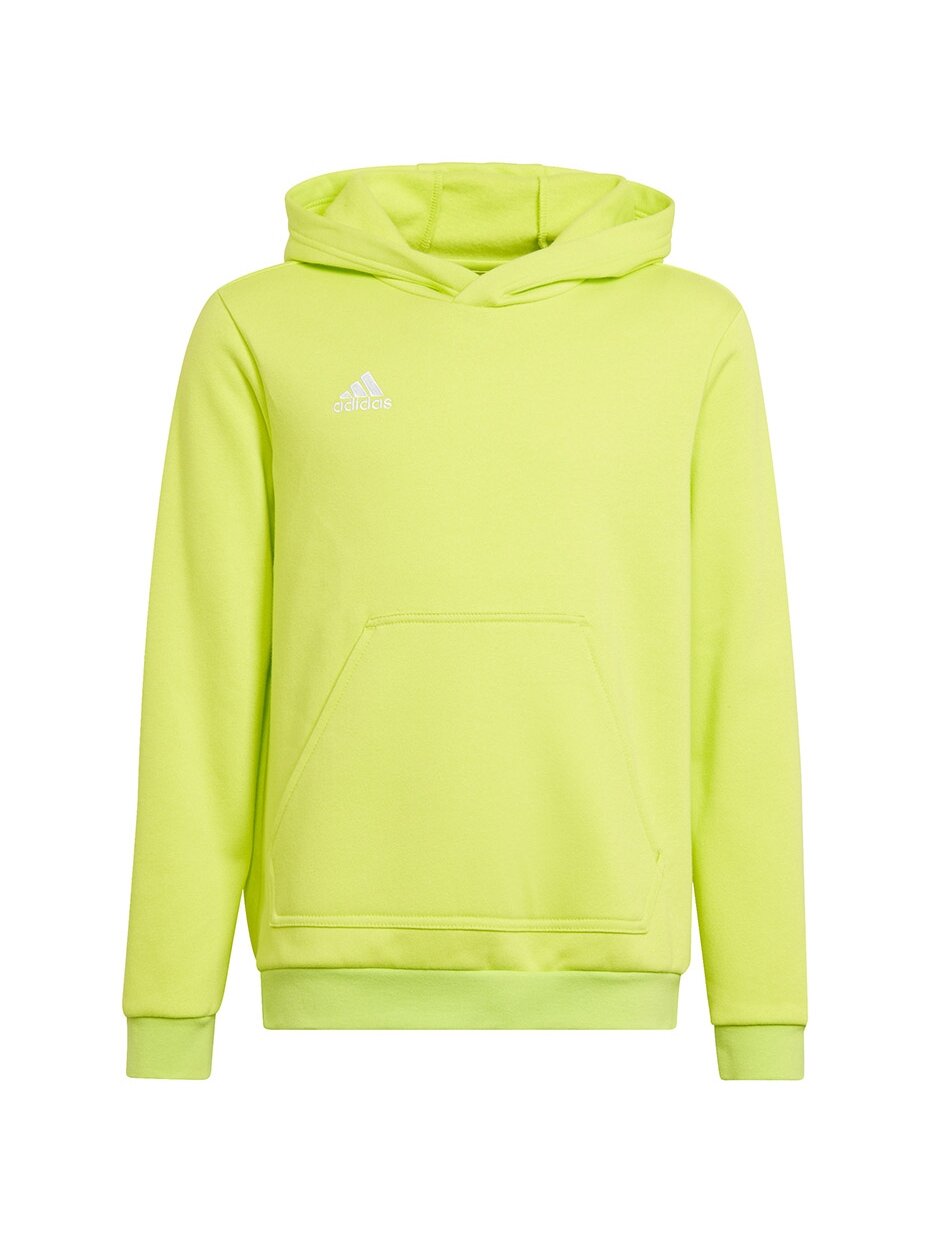 Adidas Entrada 22 Hoody vaikiški džemperiai, lime HC5069 Adidas Entrada 22 Hoody vaikiški džemperiai, lime HC5069