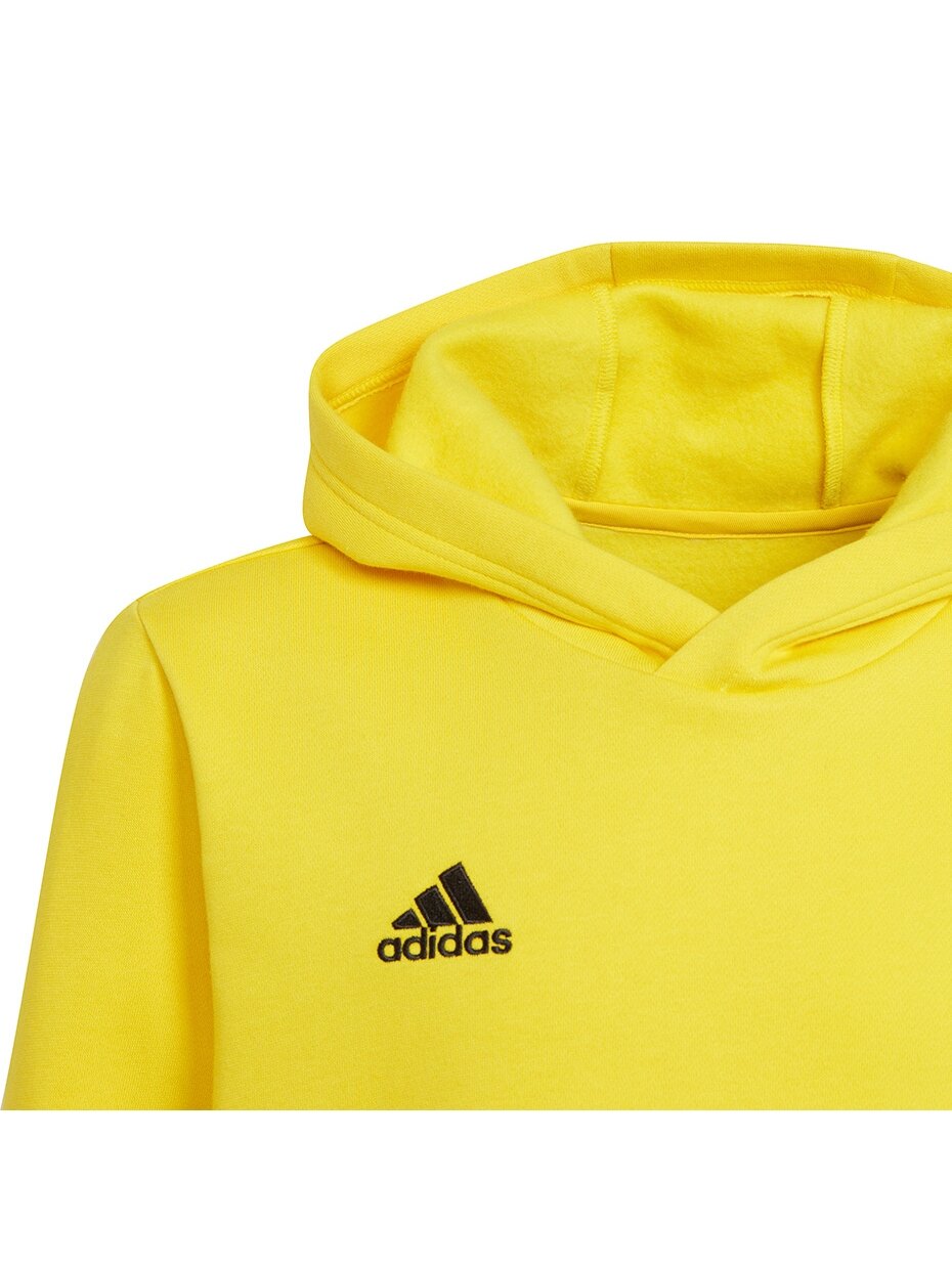 Adidas Entrada 22 Hoody vaikiškas džemperis, geltonas HI2142 2 Adidas Entrada 22 Hoody vaikiškas džemperis, geltonas HI2142 2