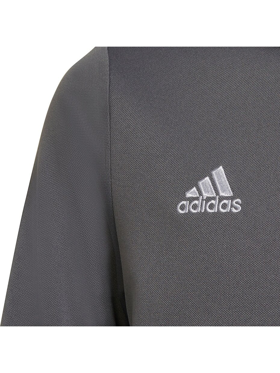 Adidas Entrada 22 Track Jacket vaikiškas džemperis, pilkas H57521 3 Adidas Entrada 22 Track Jacket vaikiškas džemperis, pilkas H57521 3